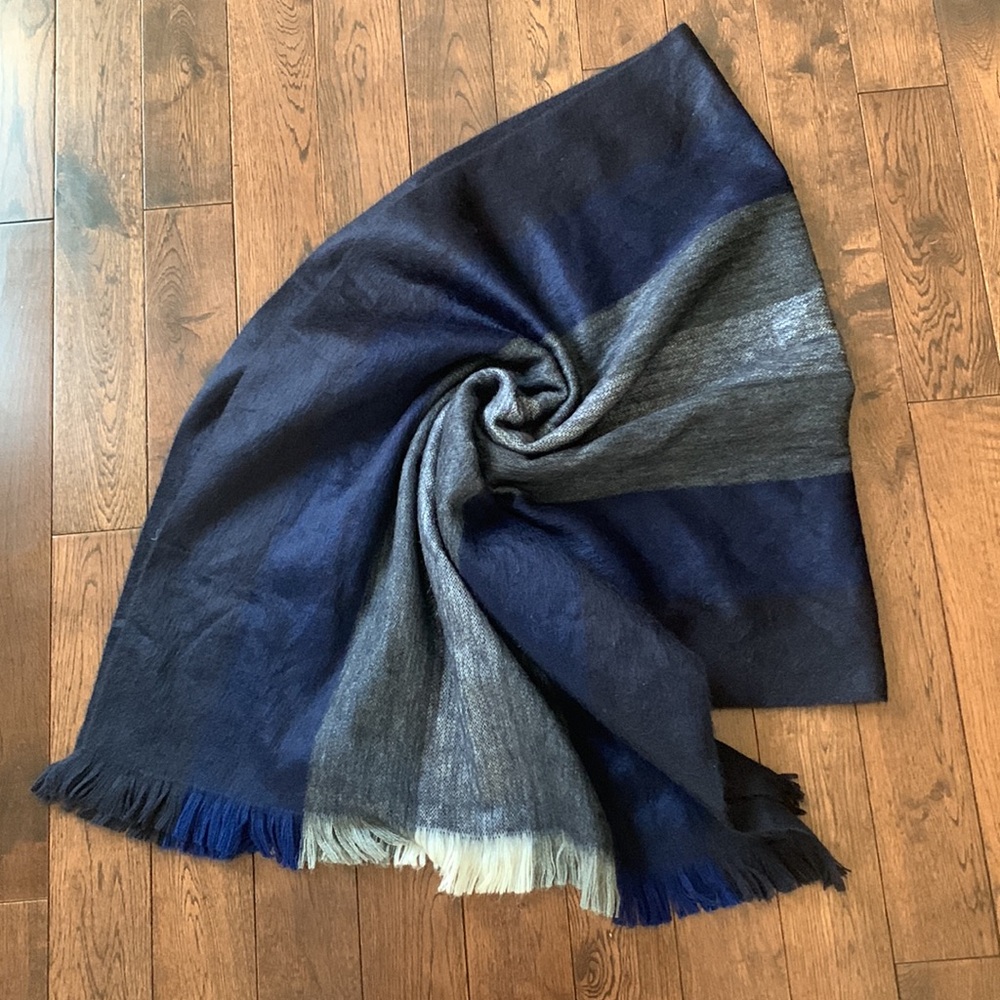 NWOT Little Otavalo Alpaca Wool Blanket Scarf Wrap - Picture 4 of 6